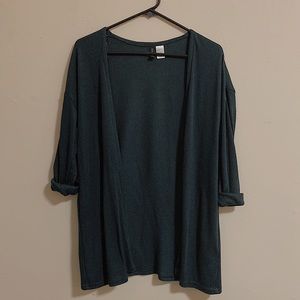 OPEN-FRONT RIBBED CARDIGAN | H&M DIVIDED